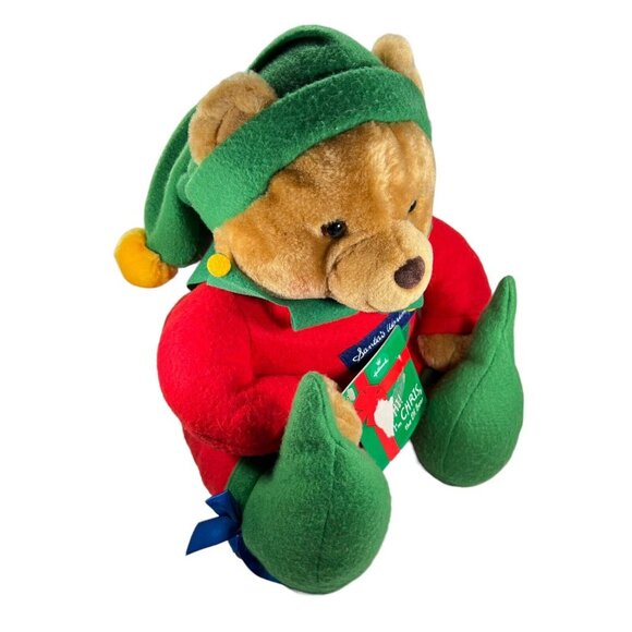 Hallmark Chris The Elf #25 Bear Plush Stuffed Animal Teddy 12" Christmas Tags - Picture 5 of 15